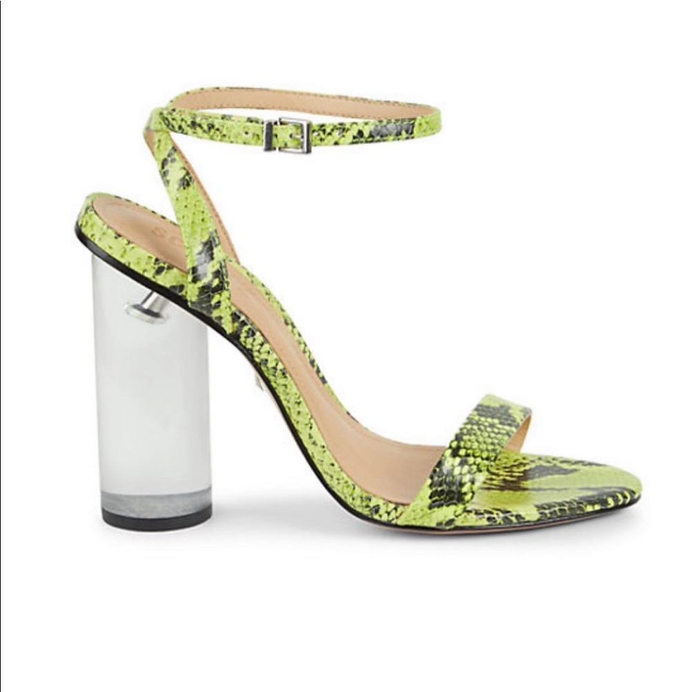 Schutz Snakeskin Heels